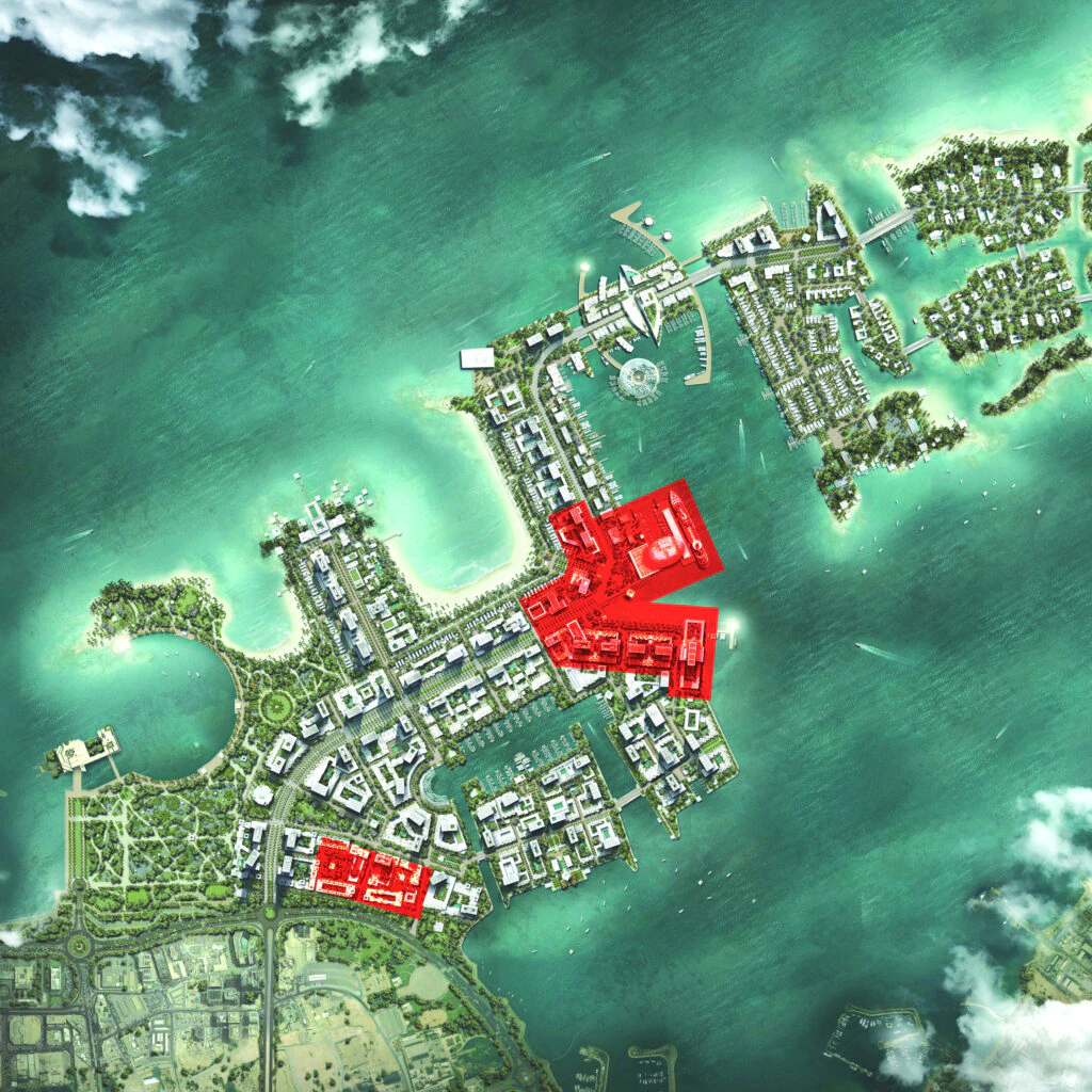 Marina Redevelopment – Doha Middle East — Masterplanning project in Qatar by W&M Architects